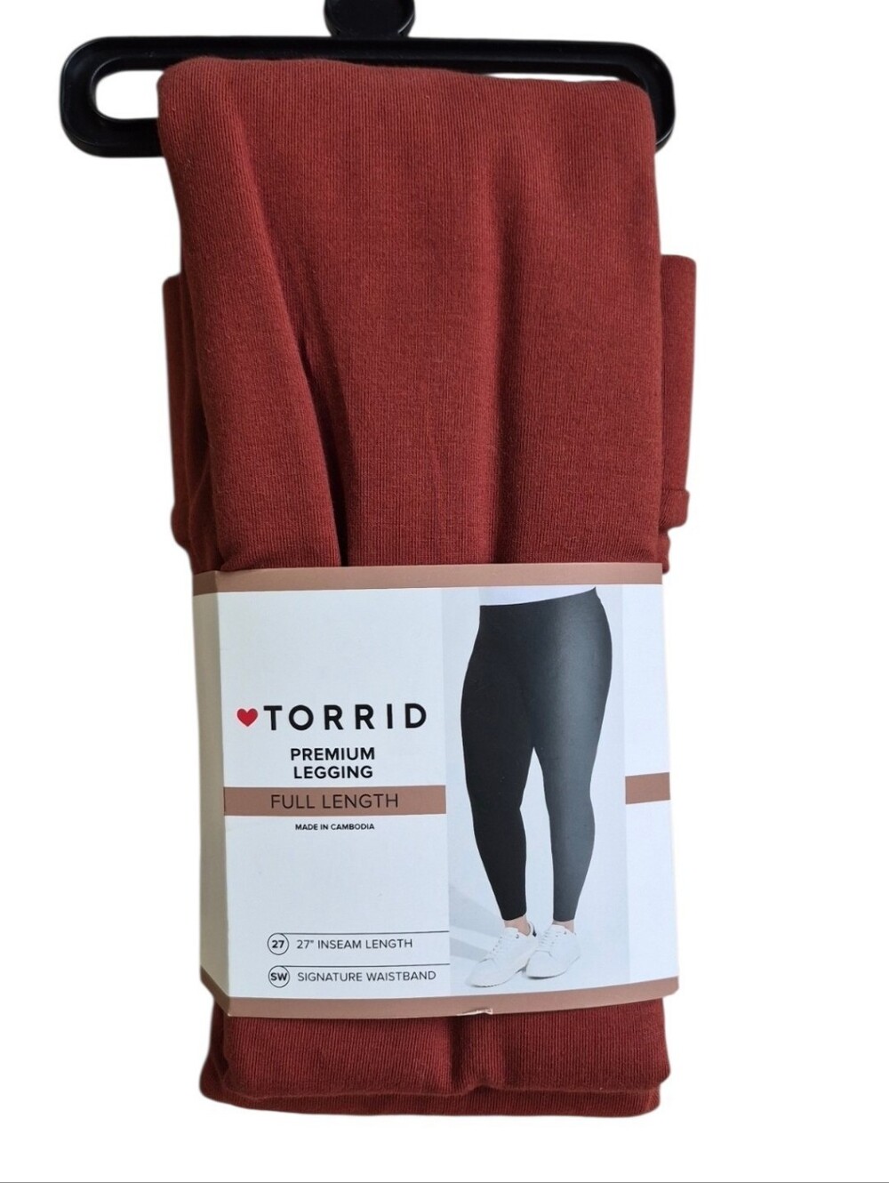 Torrid Premium Full Length Leggings Roasted Russet Size 5 New in Package